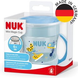 NUK Mini Magic Cup Niekapek 360 Anti-Spill Od 6m+ Uchwyty BPA Free