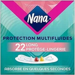 Nana Dailies Wkładki Higieniczne Extra Długie 22 szt. Extra Protection