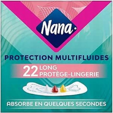 Nana Dailies Wkładki Higieniczne Extra Długie 22 szt. Extra Protection