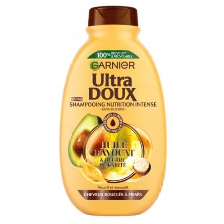 ULTRA DOUX Ultradelikatny szampon do włosów kręconych Avocado Shea 300ml