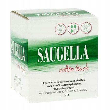Saugella Cotton Touch wkładki higieniczne 14 szt