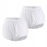 Carer 2 szt. pokrowce na pieluchy dla dorosłych unisex biała XL