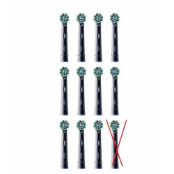 Oral-B Pro Cross Action Black Końcówki do szczoteczek elektrycznych 11 szt.