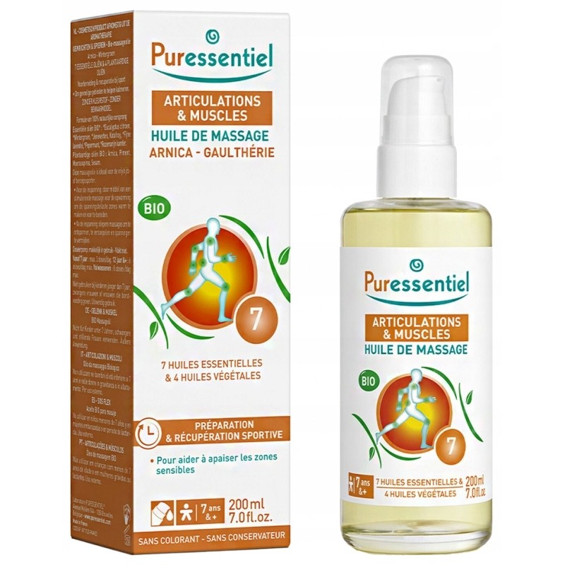 Puressentiel Joints & Muscles organiczny olejek z arniką 200ml