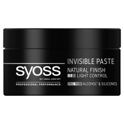 Syoss Pasta do Włosów Invisible Bez alkoholu i silikonów 100ml x2 sztuki