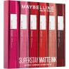 MAYBELLINE SUPERSTAY MATTE INK ZESTAW POMADEK DO UST 6szt 5C63