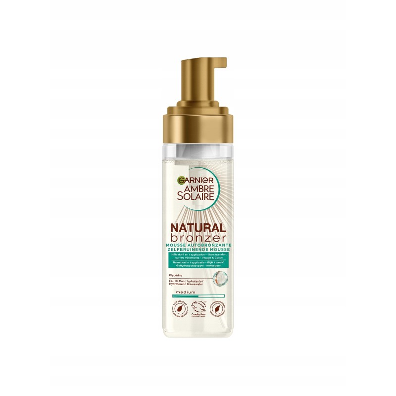 GARNIER AMBRE SOLAIRE Natural Bronze samoopalacz Medium 200ml