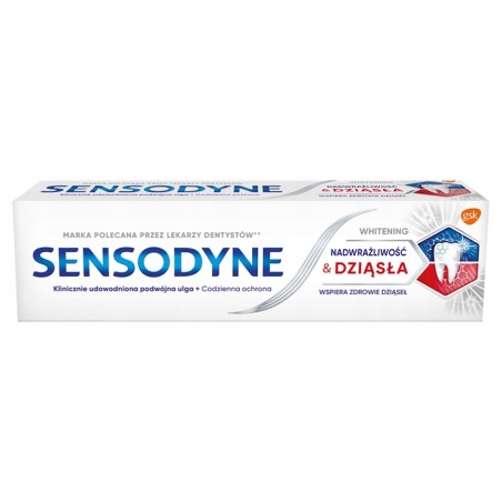 Pasta do zębów Sensodyne Nadwrażliwość i dziąsła Whitening 75ml