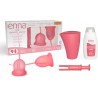 Enna Cycle Starter Kit Easy 2 kubeczki menstruacyjne aplikator sterylizator