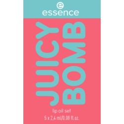 Essence JUICY BOMB Zestaw 5 Owocowych Odcieni do Błyszczących Ust