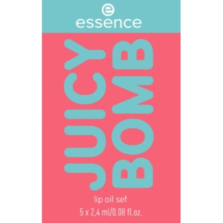 Essence JUICY BOMB Zestaw 5 Owocowych Odcieni do Błyszczących Ust