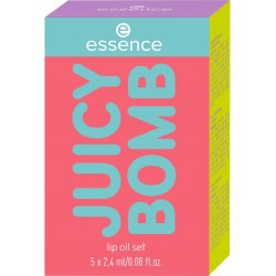 Essence JUICY BOMB Zestaw 5 Owocowych Odcieni do Błyszczących Ust