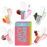 Essence JUICY BOMB Zestaw 5 Owocowych Odcieni do Błyszczących Ust
