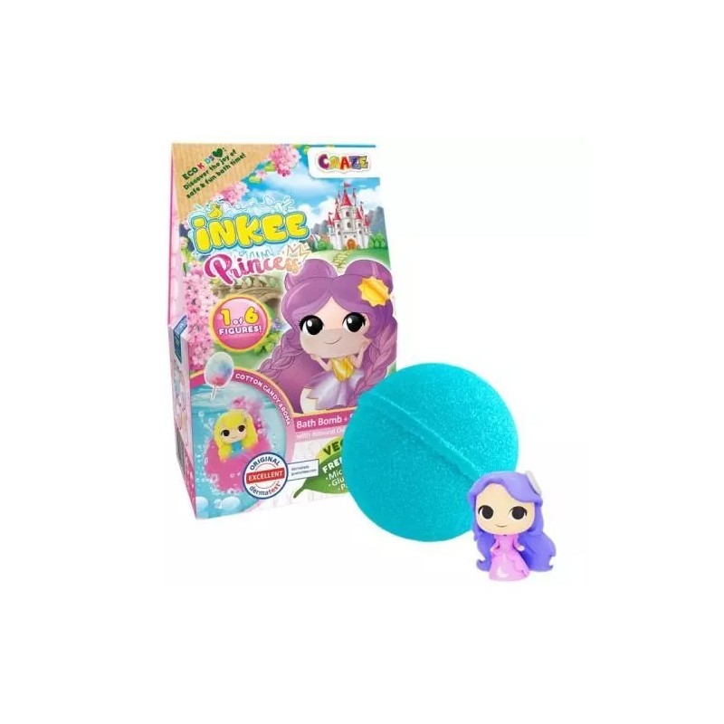 Kula do kąpieli INKEE Princess z niespodzianką 100 g