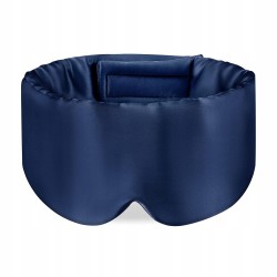 Emily's Pillow Maska Na Oczy 100% Jedwab Morwowy 19 Momme Granatowa