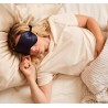 Emily's Pillow Maska Na Oczy 100% Jedwab Morwowy 19 Momme Granatowa
