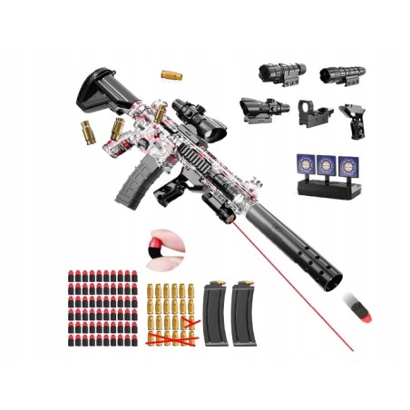 Outlet YeahBoom M416 pistolet na piankowe pociski EVA magazynek wytrzymały