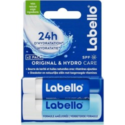 Labello Zestaw Pomadek Ochronnych Original i Hydro Care SPF 15 2x5ml