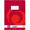 Outlet X.BOOK zeszyt A4 16 kartek kratka 80 g red margines 1 szt.