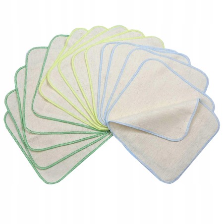 Outlet Avo+cado ściereczki flanelowe bio bawełna ekologiczna 21x21cm 15szt.