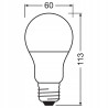 OSRAM A60 LED E27 żarówki 8,5 W 60 W 806 lm 2700 K ciepłe światło 3 szt