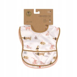 Lassig Little Mateys śliniaki wodoodporne 2 szt 6-24 mies kieszeń 26x38 cm