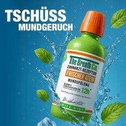 The Breath Co. Płyn do płukania ust 500ml Antybakteryjny Mięta