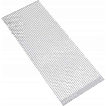 Outlet Naklejka konturowa Anitas Straight Line Borders srebrna 8101017 L