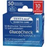 Paski testowe TestaMed GlucoCheck Advance 50 szt. + 10 lancetów