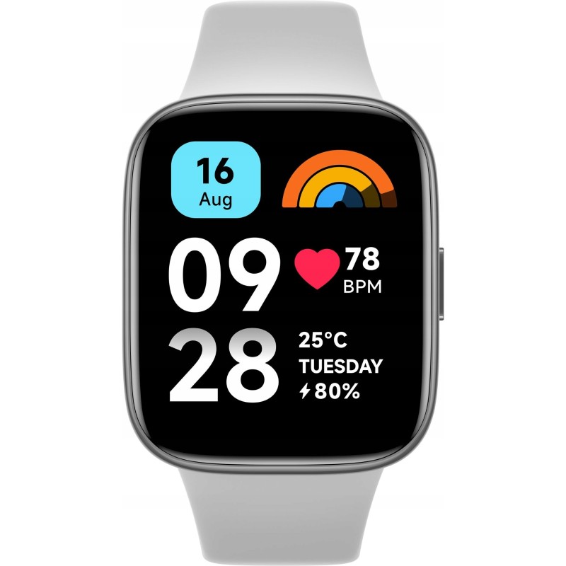 Outlet Smartwatch Xiaomi Redmi Watch 3 Active szary 1,83 cali wodoodporny