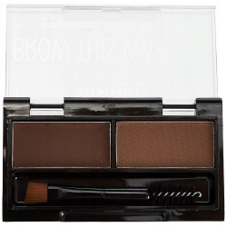 Rimmel Brow This Way Paleta do brwi Wosk i Cień 002 - Średni Brąz