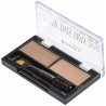 Rimmel Brow This Way Paleta do brwi Wosk i Cień 002 - Średni Brąz