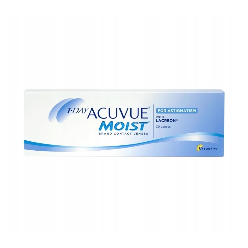 1-DAY ACUVUE MOIST FOR ASTIGMATISM SOCZEWKI 30 SZT 8.5 -3.75 -0.75 170