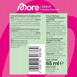 More Nutrition Zerup Syrop Bez Cukru Mojito 65ml na 8L Wody