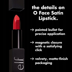 e.l.f. O Face Satin Lipstick Pomadka Satynowa Dirty Talk 3,8g