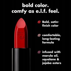 e.l.f. O Face Satin Lipstick Pomadka Satynowa Dirty Talk 3,8g