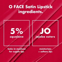e.l.f. O Face Satin Lipstick Pomadka Satynowa Dirty Talk 3,8g