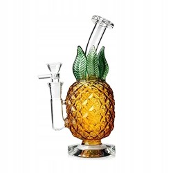 Outlet Fajka wodna Aoheuo szklana ananas 19,8 cm złącze 14,4 mm 290 g