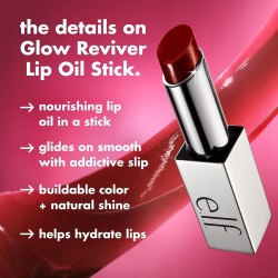 e.l.f. Glow Reviver Lip Oil Stick Pomadka Pink-Me Energy 3,5g