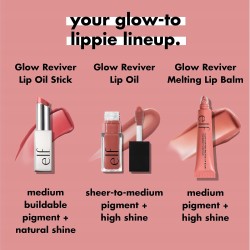 e.l.f. Glow Reviver Lip Oil Stick Pomadka Pink-Me Energy 3,5g