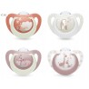 NUK First Choice Day & Night smoczki silikonowe 0-6 miesięcy niemowlę 4 szt