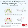 NUK First Choice Day & Night smoczki silikonowe 0-6 miesięcy niemowlę 4 szt