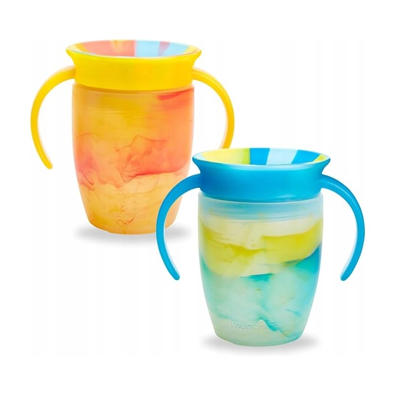 Outlet Munchkin Miracle 360 6+ miesiące 207 ml kubki dla niemowląt 2 szt