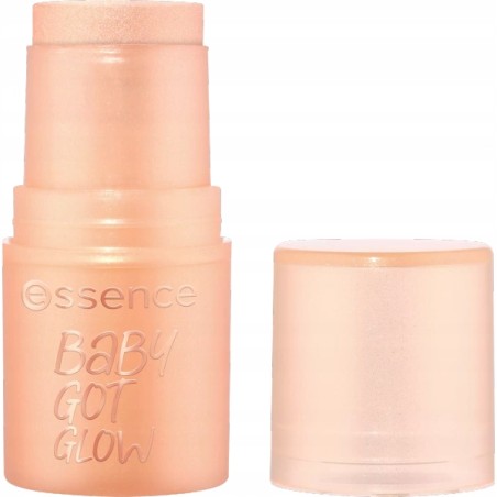 Rozświetlacz w sztyfcie Essence złoty Baby Got Glow 5,5 ml