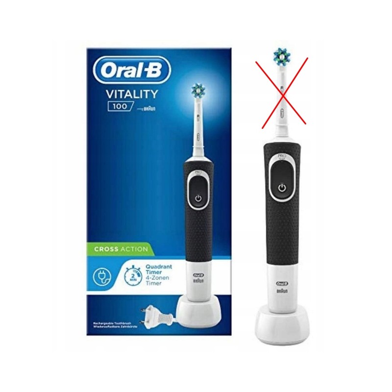 Outlet Szczoteczka elektryczna Oral-B Vitality 100 CrossAction czarna