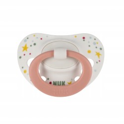 Smoczek NUK 540799 silikonowy anatomiczny wielokolorowy 2 szt. 0-6 msc.