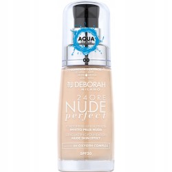 Deborah Milano 24 ORE NUDE perfect SPF 20 podkład IVORY 00 30 ml