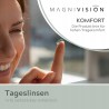 MAGNIVISION Soczewki Kontaktowe Jednodniowe -3.75 z Kwasem Hialuronowym