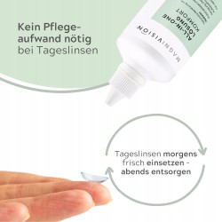 MAGNIVISION Soczewki Kontaktowe Jednodniowe -3.75 z Kwasem Hialuronowym
