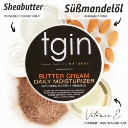 Thank God It's Natural Krem nawilżający do włosów 340 g z masłem shea